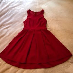 Wine red dress - worn once